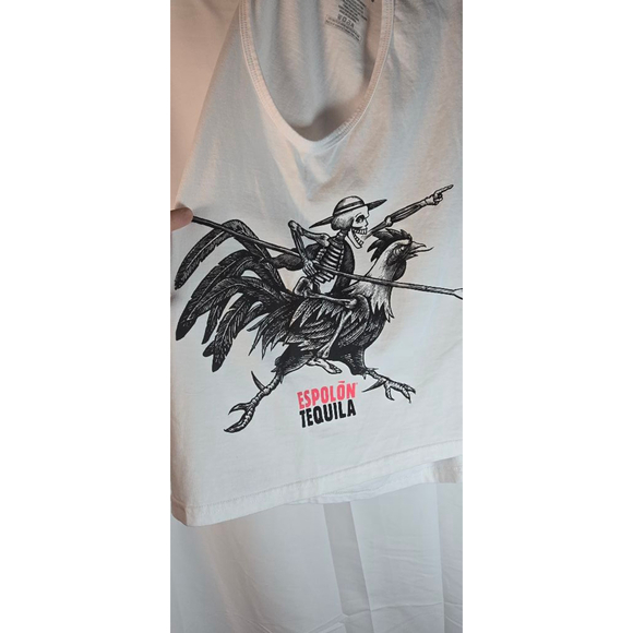 Men's Espolon Tequila Tank Top, White, Medium - Picture 6 of 7